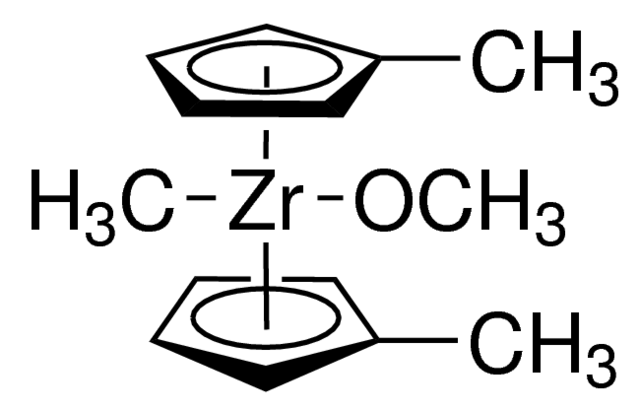 Bis(methyl-n5?cyclopentadienyl)methoxymethylzirconium Chemical Structure